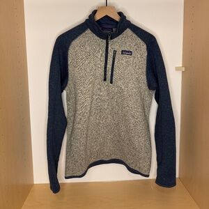 FLAWLESS Patagonia Better Sweater 1/4-Zip Gray STY25522 Men’s Medium